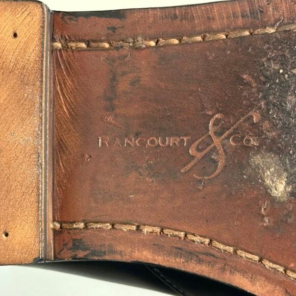 NEW HEELS Rancourt & Co. Weltline Penny Loafers Black Handsewn Maine USA 10.5 D - Picture 11 of 12